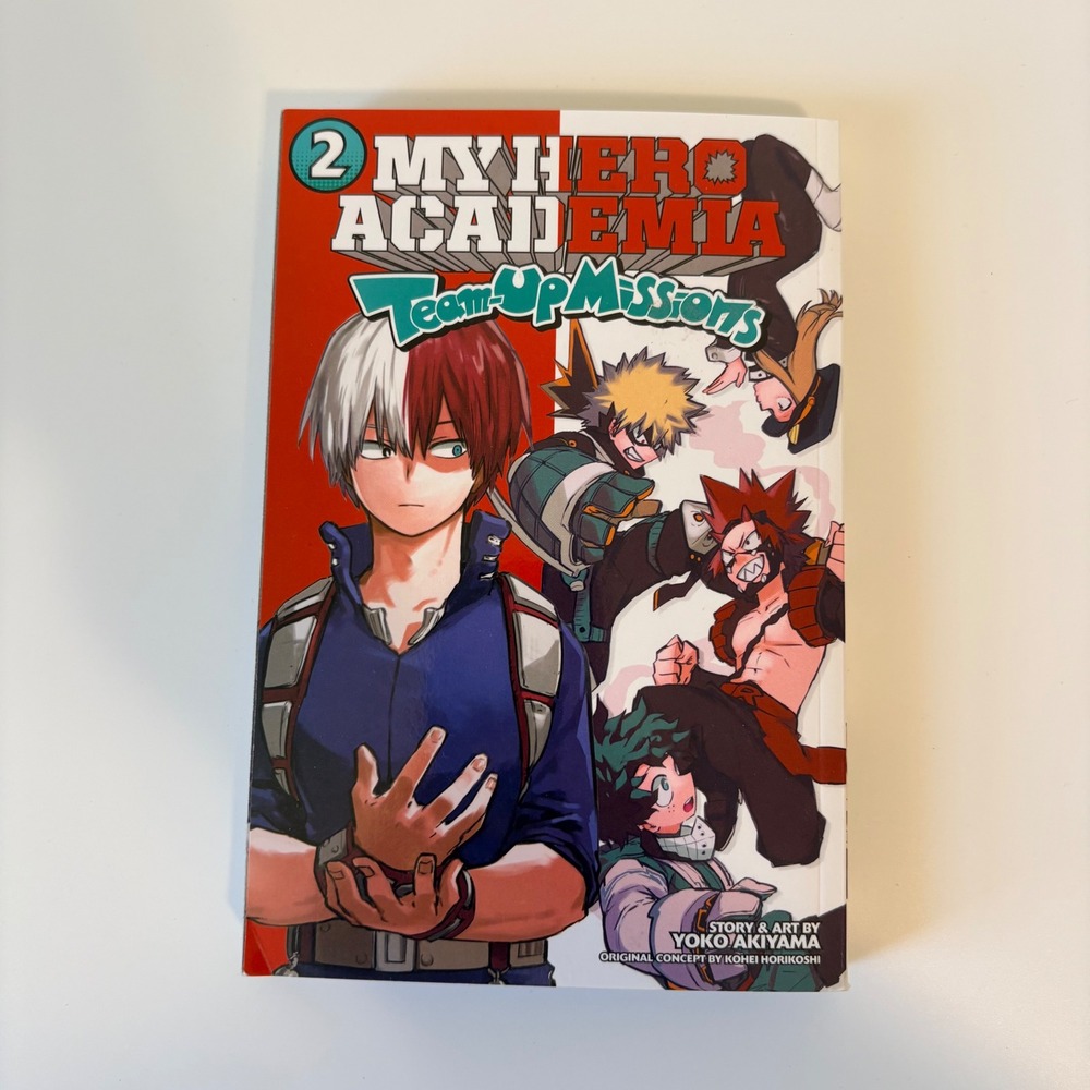 Viz Media Manga My Hero Academia Team-Up Missions Vol 2 First Printing Paperback